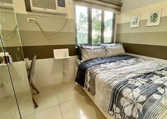 Relaxing 1br In Quezon City, Garden View With Pool & Mall * Manila